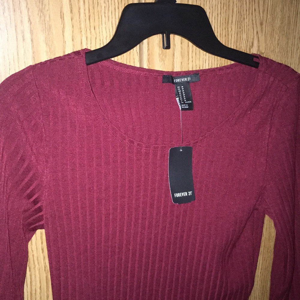 NWT Marion Ribbed Crop Top - Picture 2 of 5